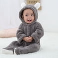 thumbnail image 5 of FDDMis Zipper Onesies 0-3 Months Toddler Girl Sweatsuit 6-12 Month Boy Clothes Girls' Overalls Side Snap Onesies Baby Boy Baby Long Sleeve Bodysuit Overalls for Toddler Girls Kids Coveralls 4t, 5 of 9