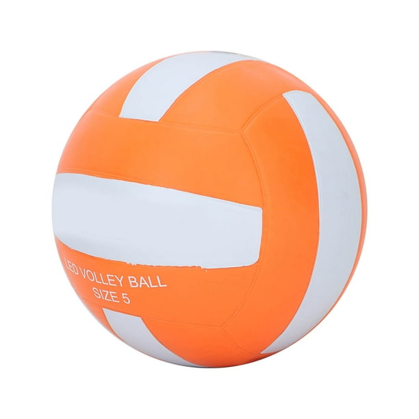 Ballon De Volley Lumineux Taille 5 – Intérieur/extérieur, Souple, Imperméable, Effet Réfléchissant Pour Jeux De Plage Et Gym