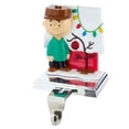 thumbnail image 2 of Kurt Adler 5-Inch Peanuts Charlie Brown with Doghouse Stocking Holder, 2 of 3