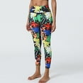 thumbnail image 2 of Alkepwun Leggings for Women High Waisted Printed Funny Tummy Control Butt Lifting Athletic Gym Seamless Sports Sculpting Compression Yoga Pants, 2 of 6