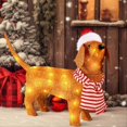 thumbnail image 3 of Christmas Lights Dachshund Christmas Shiny Decorations, 3 of 5