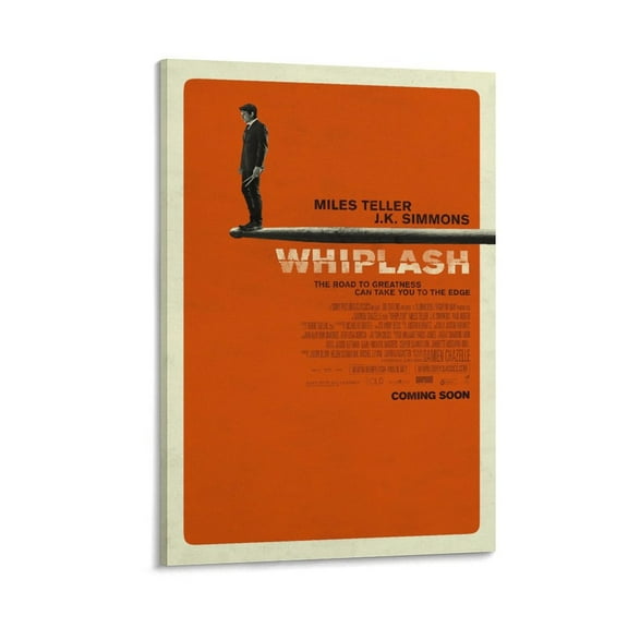 Whiplash Classic Movie Poster Canvas Wall Art Prints Poster Gifts Photo Picture Painting Posters Room Decor Home Decorative 12x18inch(30x45cm)