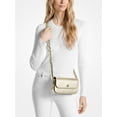 thumbnail image 3 of Michael Kors Jet Set Travel Small Metallic Leather Crossbody Pale Gold, 3 of 3