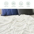 thumbnail image 6 of U by Bedsure White Fleece King Blanket for Couch - Super Soft Cozy Blankets for Women, Girls, 6 of 7