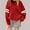 Red, variant on NAISIBABY Girls Fleece Sweatshirt(1-13T), Striped Long Sleeve Soft Loose Casual Pullover Tops Clothes Red 12T