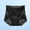 Black, variant on Women High Rise Tummy Control No show Plus Size Underwear Panties Briefs