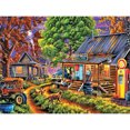 thumbnail image 1 of 5D DIY casa de campo completo redondo diamante pintura mosaico strass imagen FLhrweasw Nuevo, 1 of 9