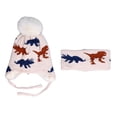 thumbnail image 1 of Gorro De Invierno Para Niños Pequeños, Práctico Y Práctico Gorro De Invierno Para Bebé, Conjunto De Bufanda, Peso Ligero Ampliamente Aplicable Para Exteriores Para El Hogar Cergrey Beige, 1 of 8