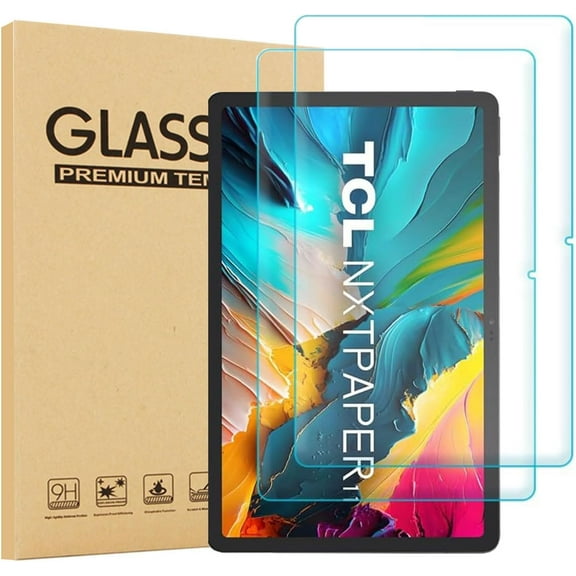 elitegadget 2 Pack Screen Protector For TCL NXTPAPER 11 Inch 2023 Released - Tempered Glass Film High Definition 9H Hardness