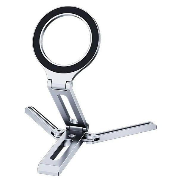 Trípode Magnético Multifuncional Plegable para Teléfono, Soporte Portátil de Escritorio para Grabar Vídeos con el Móvil Durante los Viajes
