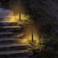 thumbnail image 6 of C Cattleya 3W Low Voltage Black Aluminum LED Outdoor Landscape Path Lights (2-pack), 6 of 7