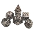 thumbnail image 2 of Dados poliédricos en apariencia de D8 D10 D12 D20 para D RPG Game 7Pcs - 1 Estilo 1 CUTICAT Juego de dados poliédricos, 2 of 8