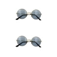 thumbnail image 4 of Gafas de sol Seitruly diseño especial Fiesta de baile Marco de metal Dorado, azul Type2 NO2, 4 of 6
