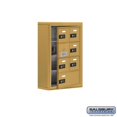 thumbnail image 1 of SalsburyIndustries 19145-07GSC Cell Phone Storage Locker With Front Access Panel - 4 Door High Unit, Gold, 1 of 1