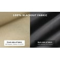 thumbnail image 2 of LazBlinds 100% Blackout Roller Shades, No Tools No Drill Cordless Blinds for Windows, Thermal Insulated UV Protection Privacy Window Shades for Bedroom (36''W x 72''H, Beige), 2 of 11
