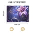 thumbnail image 2 of ARISTURING  Purple Picture Wall Art Purple Canvas Wall Art Abstract Purple Flower Print on Canvas Purple Flower Painting for Bedroom Home Decor Living Room, 2 of 5