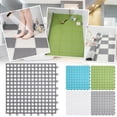thumbnail image 3 of Guanhe Bath Tub Shower Mat 12x12Inch Non-Slip Bathtub Mat Waterproof Toilet Bathroom Mats with Drain Holes,Clear, 3 of 3