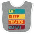 thumbnail image 3 of Inktastic Acting Eat Sleep Theater Repeat Boys or Girls Baby Bib, 3 of 4