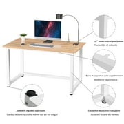 43x24x29 Inch Modern Simple Design Work Table Desk Wood Computer Desk PC Laptop Table Workstation Study For Home Gaming Office