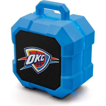 SOAR NBA Detroit Red Wings ShockBox LED Wireless Bluetooth Speaker-Oklahoma City Thunder