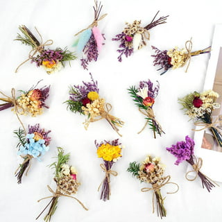 Mini Dried Flowers Bouquet With Fragrance, For Indoor Bedroom Living Room  Party Car Decoration Photo Props - Purple