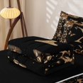 thumbnail image 5 of Catabedysis Brown Bows Monogram X Zipper Twin Comforter Sets with Fitted Sheet and 2 Pillowcases,Classic Fashion Leopard Print Zipper Bedding Set For Girls,Black Reversible,4 Pieces, 5 of 7