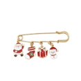 thumbnail image 1 of Pins Bag Decoration Snowman Jewelry Gift Tightening Safety Pins Christmas Brooches Dress Shawl Clips Waistband Pin, 1 of 4