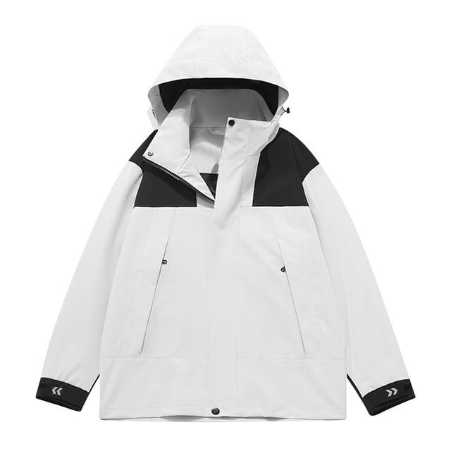 DecSea Men's Winter Mountain Ski Jacket Waterproof Winter Jacket Warm Snow Jacket Hooded Rain Coat Windproof Jacket
