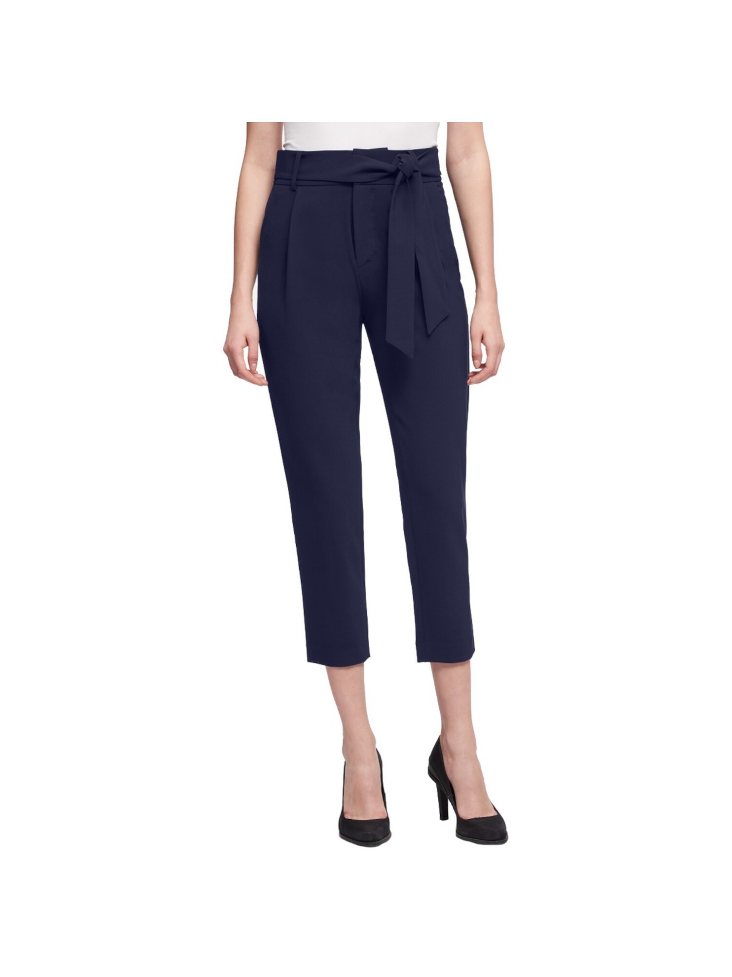 DKNY Womens Dress Pants Wide-Leg Belted 