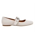 thumbnail image 2 of DV by Dolce Vita Ladies' Size 9 Mary Jane Flat Shoes, Ivory (Beige), 2 of 7
