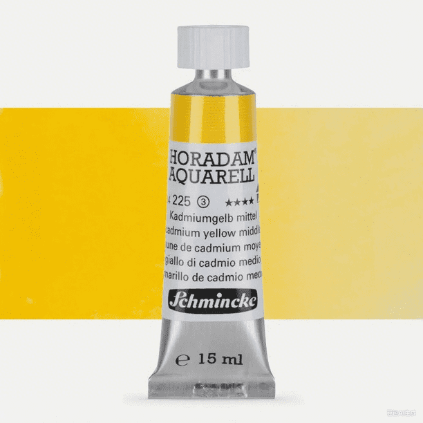 Schmincke - Set de Acuarelas HORADAM AQUARELL | Tubos de 15 ml, Pinturas para Artistas, Aficionados y Estudiantes, Materiales de Arte, Serie 225