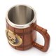 thumbnail image 3 of Taza de cerveza de acero inoxidable de resina Retro, taza de café de Halloween con Calavera, taza de té creativa, 3 of 6