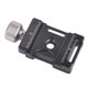 thumbnail image 1 of Abrazadera 38mm Mini Abrazadera Clamp con Tornillo de Perilla de Aluminio y de liberación rápida Compatible con Arca Swiss para 38mm Placa QR Andoer Abrazadera, 1 of 7