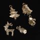 thumbnail image 4 of 20pcs Colgantes Mezcdos De Navidad Baoblaze Colgante de encanto de joyería, 4 of 8