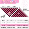thumbnail image 6 of Vivifying Dog Birthday Bandans, Birthday Party Supplies Decorations for Middle and Large Dogs (Pink), 6 of 7