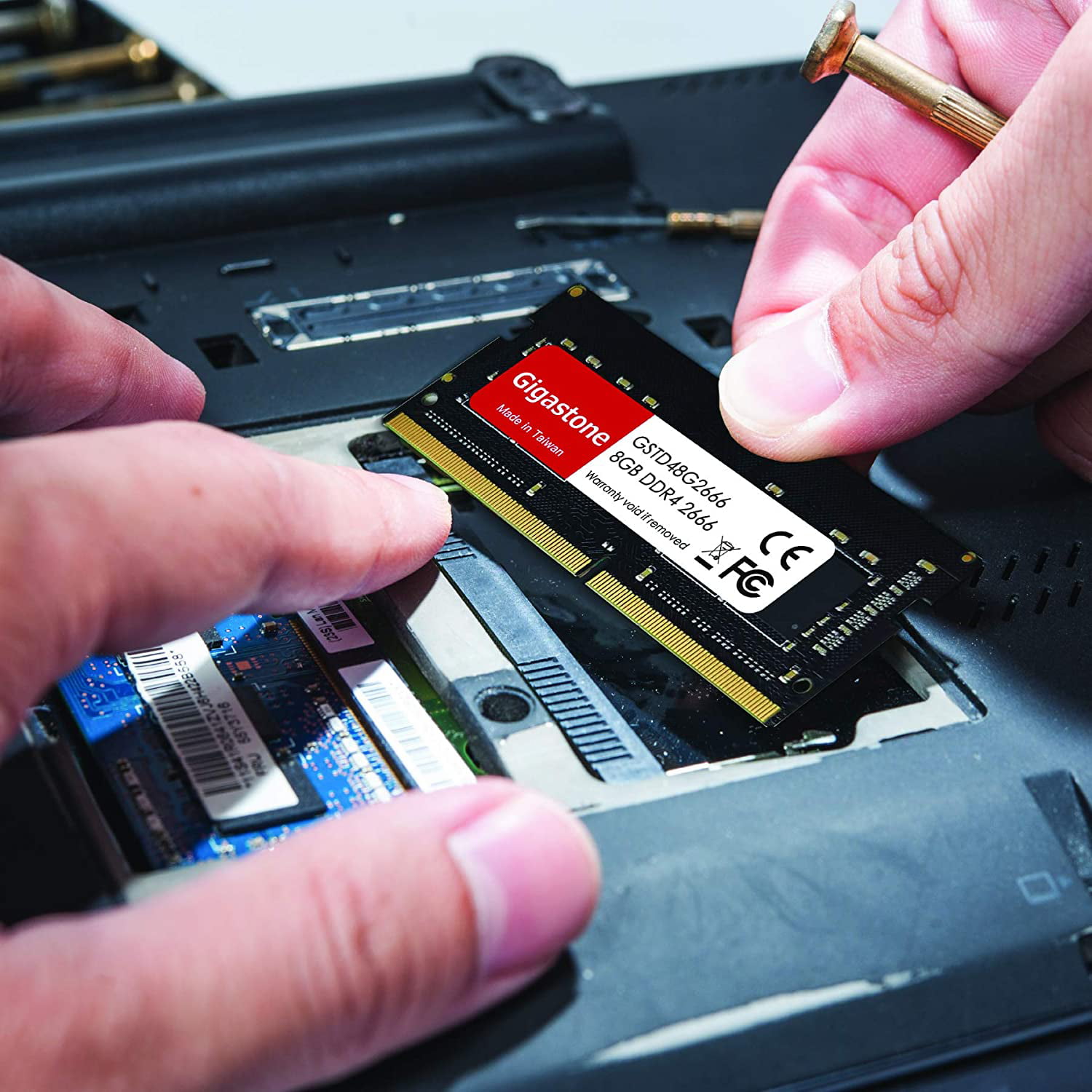 Gigastone 8GB DDR4 2666MHz CL19 1.2V (PC4-21300) SODIMM 260 Pin Unbuffered  Non ECC for Notebook Laptop Memory Module Ram Upgrade