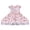 Pink, variant on YunPes Girls Floral Dresses Ruffle Fly Sleeve Gathered Waist A-line Flutter Sundress Summer Beach Vacation Dress for Kids