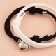 thumbnail image 3 of 2 pulseras magnéticas para parejas para mujeres y hombres, atracción del sol y la luna, pulsera a juego, regalos para novio, novia, mejor amigo, 3 of 5