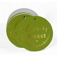 thumbnail image 2 of Inkdotpot Real Gold Foil Love Is Sweet Wedding Tags Favor Hang Paper Tags 100 Pieces, 2 of 7
