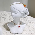 thumbnail image 4 of Maniquí de exhibición de joyas,Collar Pendiente Exhibición Escultura Femenina Cabeza,Estante del soporte del soporte del pendiente de las exhibiciones de la joyería,Organizador de busto de shamjiam Maniquí de exhibición de joyas, 4 of 8