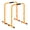 Orange, variant on Dip Stands with Pull Up Bar for Doorway, Heavy Duty Adjustable Dip Station, 4 Height Levels 30.7"-35.04", Grip Width 20"-26.8", 400lb Capacity, Soft Foam Handles for Home Gym Patio Office