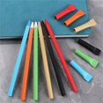 thumbnail image 4 of 10Pcs 0.7mm Ballpoint Pen Natural Kraft Paper Smooth Writing Pull Cover Assorted Colors Eco-friendly Advertising Pen School Supplies, 4 of 7