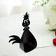 thumbnail image 4 of Portarrollos de papel higiénico decorativo con forma de animal de metal Polluelo, 4 of 8