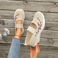 thumbnail image 5 of Orthopedic Shoes for Women Wide Width Breathable Walking Comfortable Slip on Non Slip Lightweight Arch Support Sneakers Beige 9.5, 5 of 7