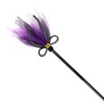 thumbnail image 2 of Halloween Witch Broomstick Prop, Decorative Broom With Gold Buckle Accent For Costume Party Photo Prop Porch Door Wall Shelf And Halloween Display, 2 of 4