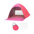 thumbnail image 3 of Tienda de campaña automática a prueba de viento con bolsa de almacenamiento, resistente al desgaste, montaje rápido, multiusos para pesca y senderismo Rosa, 3 of 8