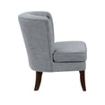 thumbnail image 3 of Soft Textured Fabric / Entryway Statement / Modern Accent Chair, 3 of 5