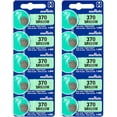 thumbnail image 1 of Murata 370 SR920W Battery 1.55V Silver Oxide Watch Button Cell (10 Batteries), 1 of 5