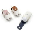 thumbnail image 2 of Dust Proof Golf Ball Carry Bag Carrying PU Storage bag squeeze Container white brown, 2 of 9