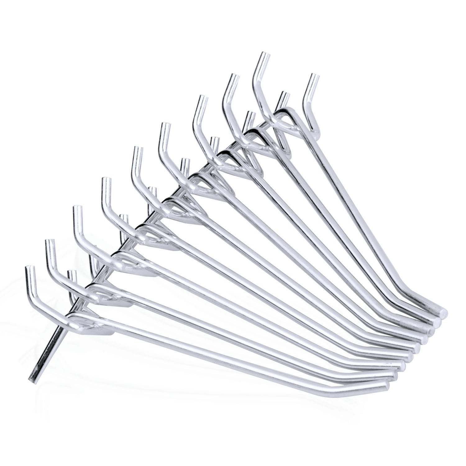 53100A 4Inch Pegboard Hooks and Organizer Assortment 50Piece Value